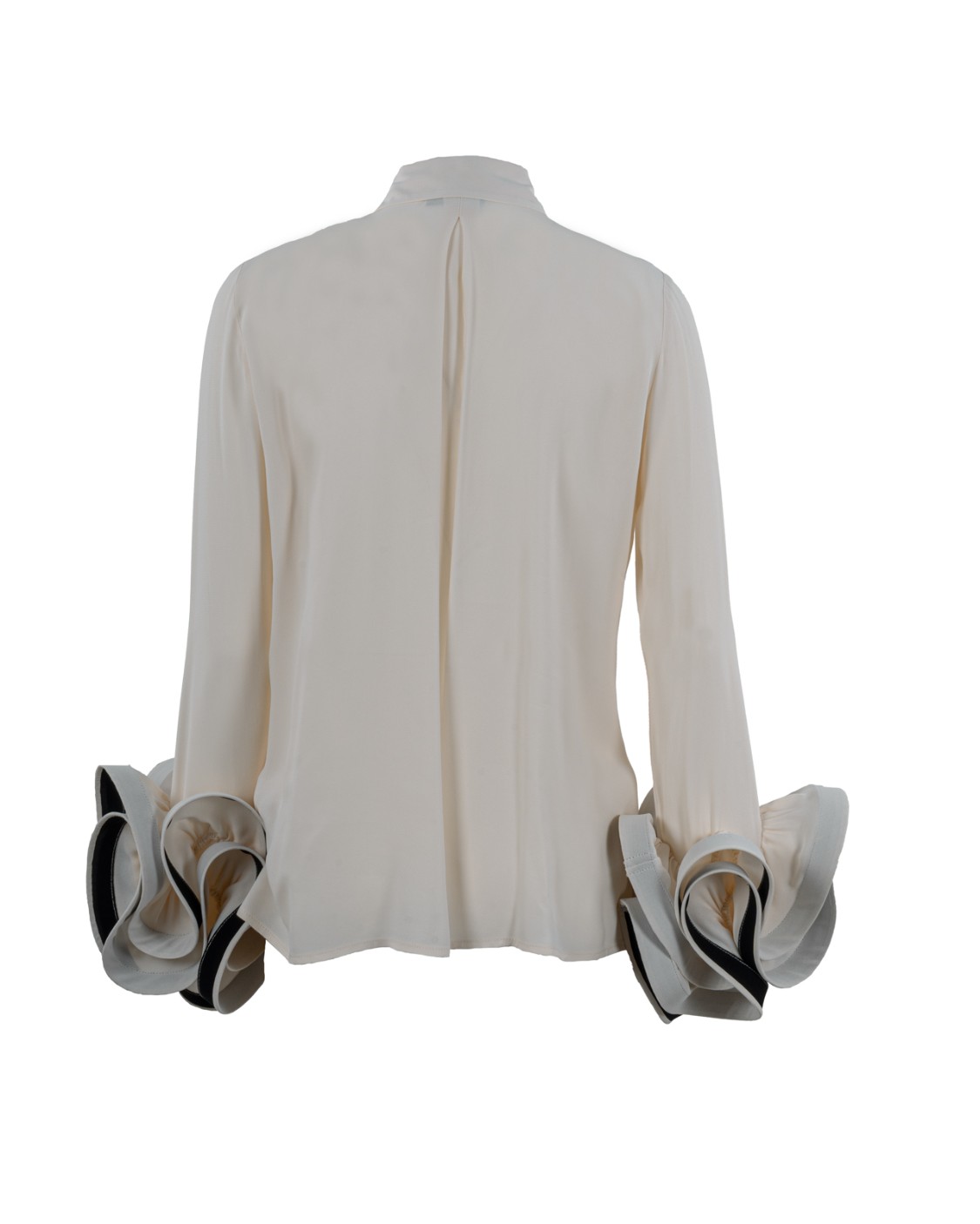 shop ELISABETTA FRANCHI  Camicia: Elisabetta Franchi camicia in georgette con ruches e foulard.
Bottoni in tinta lucidi.
Accessorio in metallo dorato.
Foulard in twill. 
Composizione: 100% viscosa.
Made in Italy.. CAT9647E2-E84 number 2976960